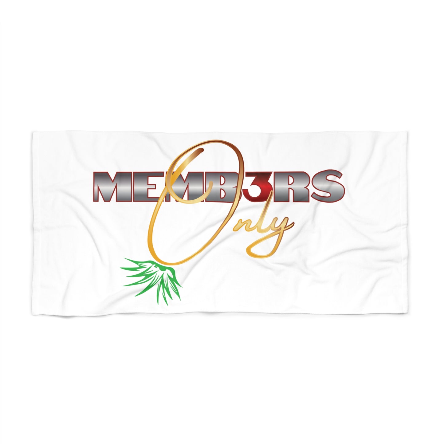 Memb3rsOnly Beach Towel