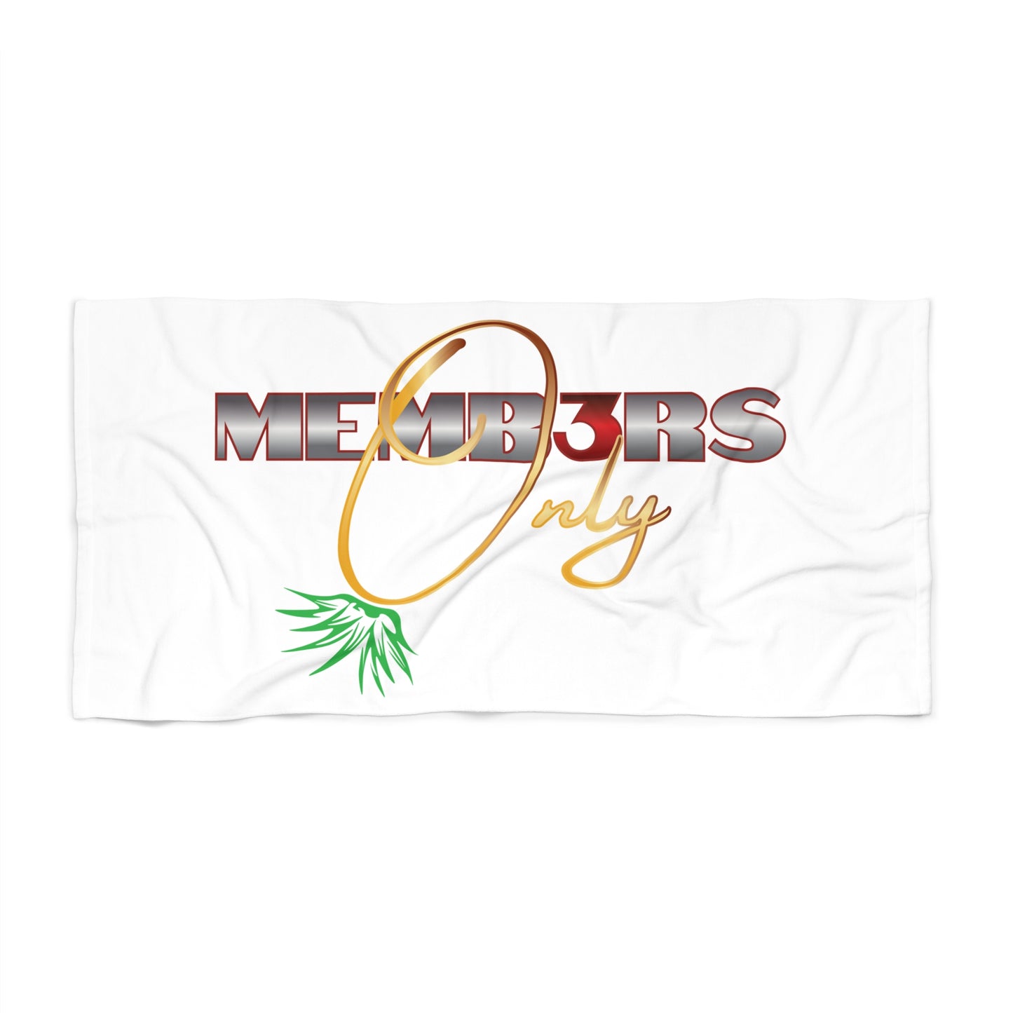 Memb3rsOnly Beach Towel